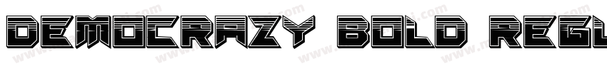 Democrazy Bold Regul字体转换